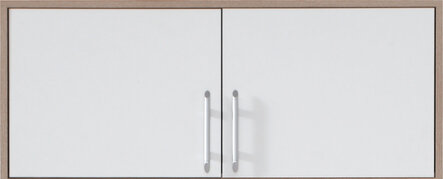 Nadstavec na šatníkovú skriňu Smart 3 biela/dub sonoma 100x40x56