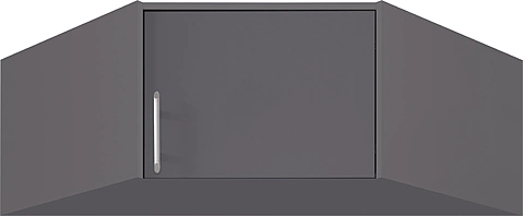 Nadstavec na šatníkovú skriňu Smart 4 L/P antracit 95x40x95
