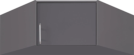 Nadstavec na šatníkovú skriňu Smart 4 L/P antracit 95x40x95