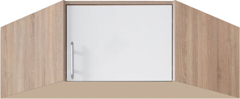 Nadstavec na šatníkovú skriňu Smart 4 L/P biela/dub sonoma 95x40x95