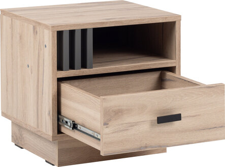 Nočný stolík AL20 L/P dub estana/antracit 40x36x40