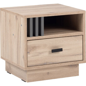 Nočný stolík AL20 L/P dub estana/antracit 40x36x40