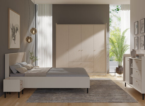 Nočný stolík GR15 piesková 40x36x41