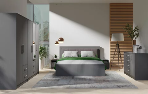 Nočný stolík Smart 9 L/P antracit 40x40x35