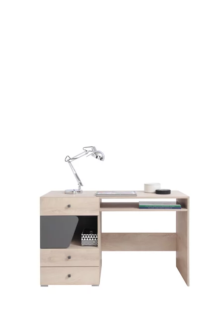 Písací stôl DL09 dub/antracit 125x55x76