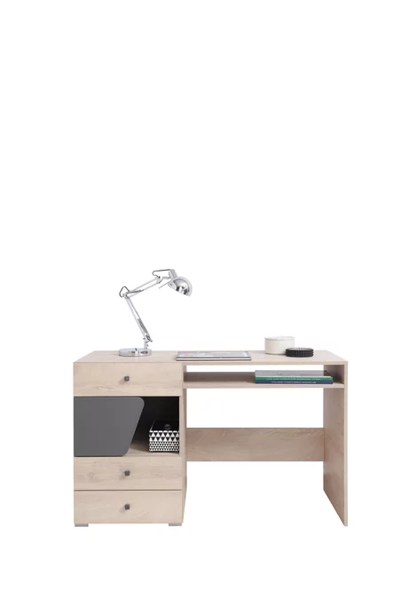 Písací stôl DL09 dub/antracit 125x55x76