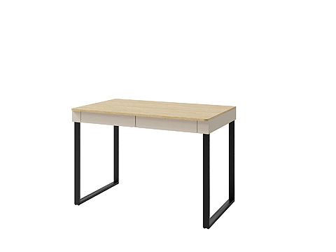 Písací stôl LC11 piesková/dub olejovaný 125x63x74,5