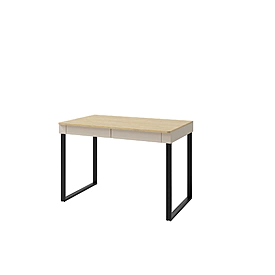 Písací stôl LC11 piesková/dub olejovaný 125x63x74,5