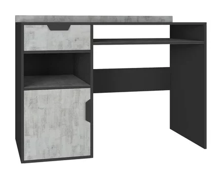 Písací stôl NN09 grafit/enigma 125x55x85