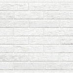 Plastový panel Brick old white