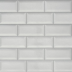 Plastový panel Brick white modern