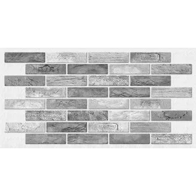 Plastový panel Old black brick