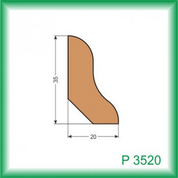 Podlahová lišta - P3520