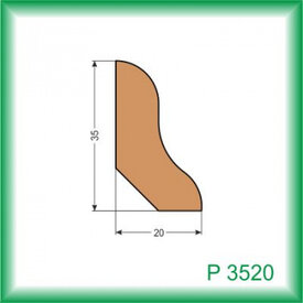 Podlahová lišta - P3520