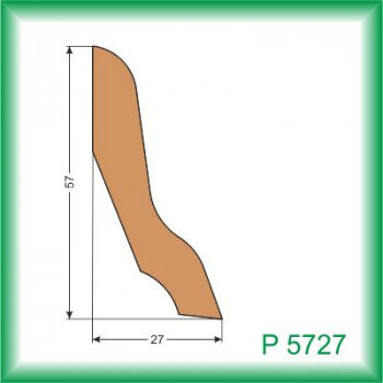 Podlahová lišta - P5727 /na objednávku - min. odber 100 m