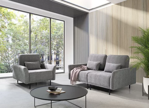 Pohovka + kreslo Modulo 174x90-100x103-125