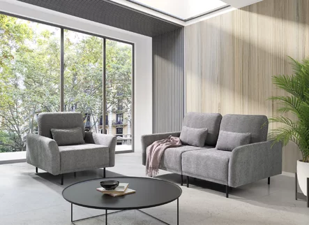 Pohovka + kreslo Modulo 174x90-100x103-125