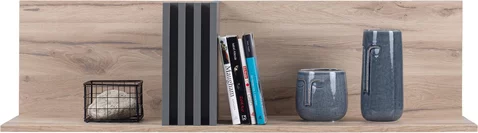 Polica AL12 dub estana/antracit 110x30x30