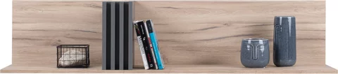 Polica AL13 dub estana/antracit 140x30x30