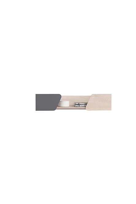 Polica DL12 dub/antracit 100x25x20
