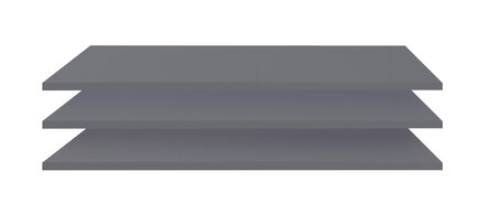 Police do skrine DCP2 antracit x3 200