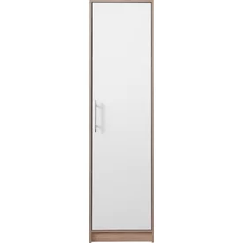 Poličková skriňa Smart 5 L/P biela/dub sonoma 50x190x56