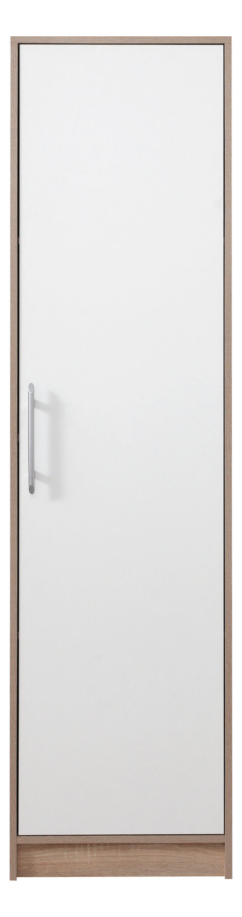 Poličková skriňa Smart 5 L/P biela/dub sonoma 50x190x56