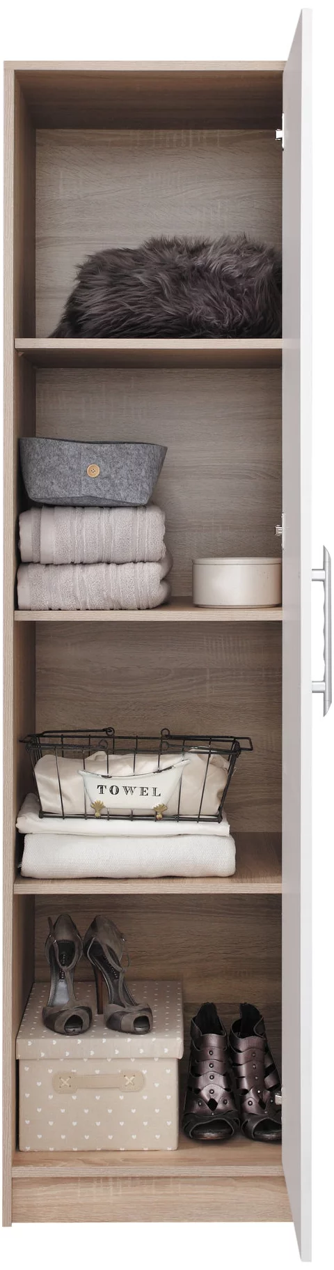 Poličková skriňa Smart 5 L/P kašmír 50x190x56