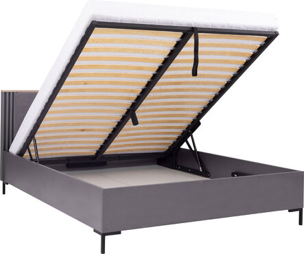 Posteľ s úložným priestorom AL19 kašmír 168x208x94,5