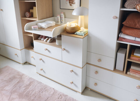 Prebaľovací pult ZY05 biely 54x10x72