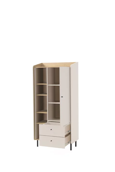 Regál AE05 eukalyptus 80x42x170