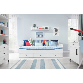 Regál BE05 L/P biely 50x40x190