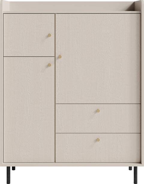 Regál GR01 piesková 103,5x42x133