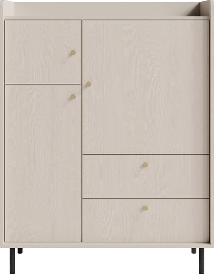 Regál GR01 piesková 103,5x42x133