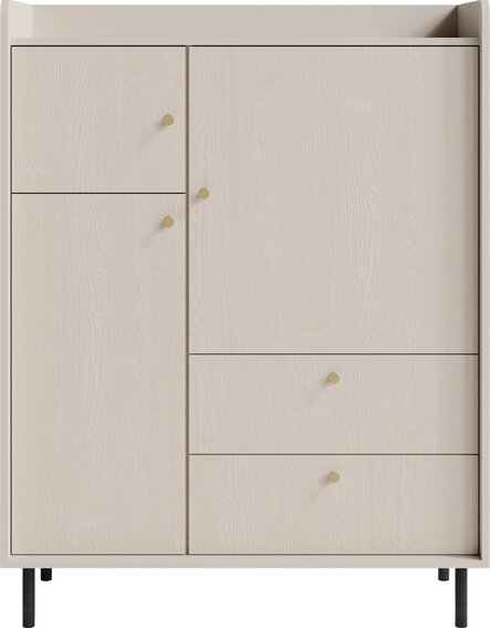 Regál GR01 piesková 103,5x42x133