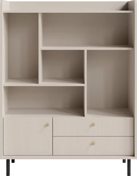 Regál GR03 piesková 103,5x42x133
