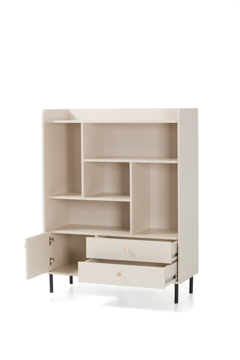 Regál GR03 piesková 103,5x42x133