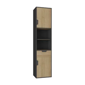 Regál NN05 L/P grafit/dub riviera 45x40x195