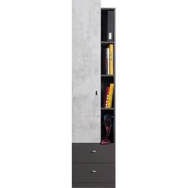 Regál Tablo 5 grafit/enigma 45x195x40