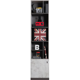 Regál Tablo 6 L/P grafit/enigma 45x195x40