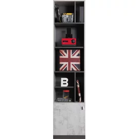 Regál Tablo 6 L/P grafit/enigma 45x195x40