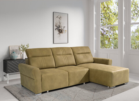 Rohová sedacia súprava L Cawo III 266x176x101-87