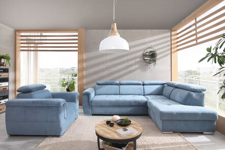 Rohová sedacia súprava L Umbria II 276x103x207