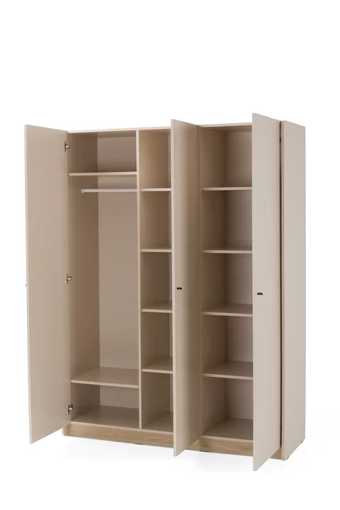 Šatníková skriňa AE01 piesková 145x52x195