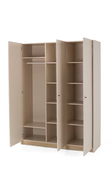 Šatníková skriňa AE01 piesková 145x52x195