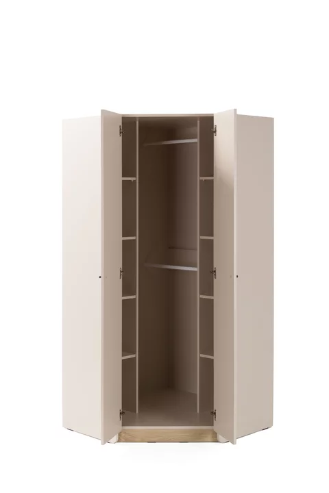 Šatníková skriňa AE02 piesková 95x95x195