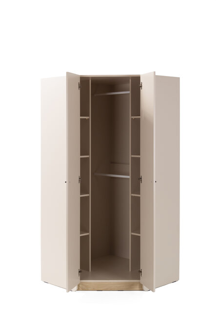 Šatníková skriňa AE02 piesková 95x95x195