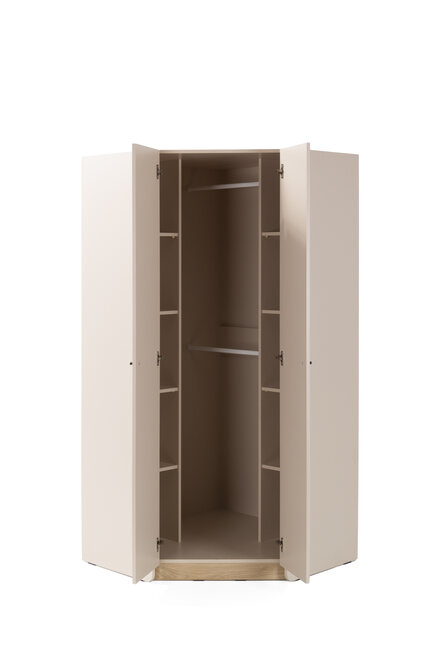 Šatníková skriňa AE02 piesková 95x95x195