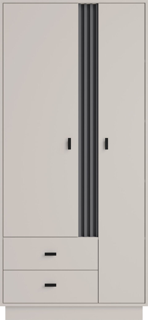 Šatníková skriňa AL01 kašmír 90x60x195