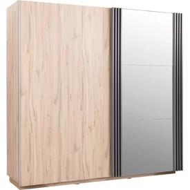 Šatníková skriňa AL15 dub estana/antracit 215x61x210